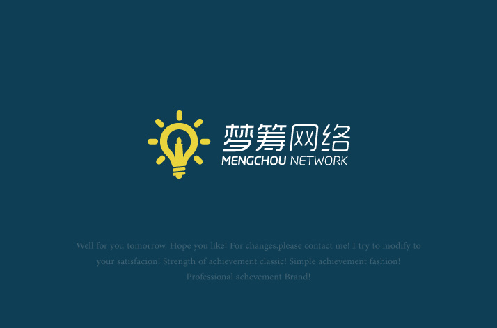 互联网众筹平台梦筹网logo设计