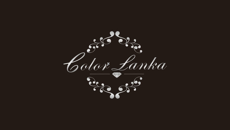 color lanka彩色宝石店铺logo设计