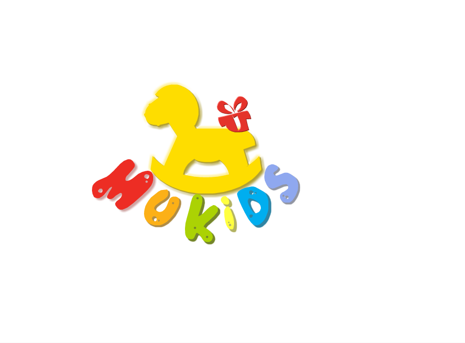 设计说明: 1.图形说明:童装的主题围绕童年,每个孩子都有童年,都有属于自己的小木马,都有属于自己的Mukid,陪伴我们成长,对于孩子们来说这是一份童年礼物,所以在小木马身上特别加了礼物的图案。同时木马的木与Mukid中的MU发音一直,便于语音识别,让人印象深刻。 2.