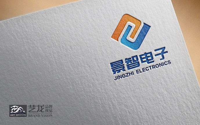 景智电子logo设计