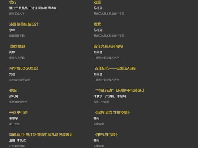 来了!第二届全球创意设计大奖赛“金岳奖”入围作品名单