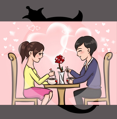 彩色四格多格漫画绘本设计