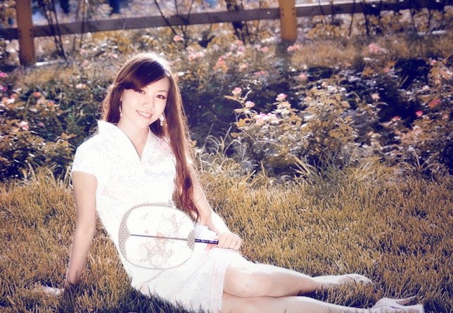 蓝褐色美女彩色图片编辑教程