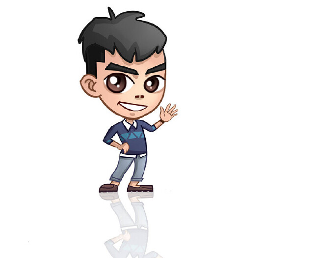 设计一个小瓶装的白酒形象代言卡通