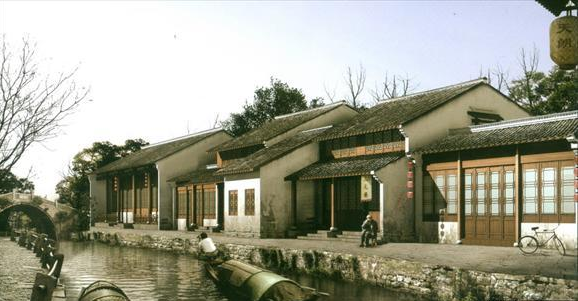 中国古建筑效果图欣赏 经典仿古建筑效果图