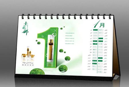 个性企业台历制作印刷工艺
