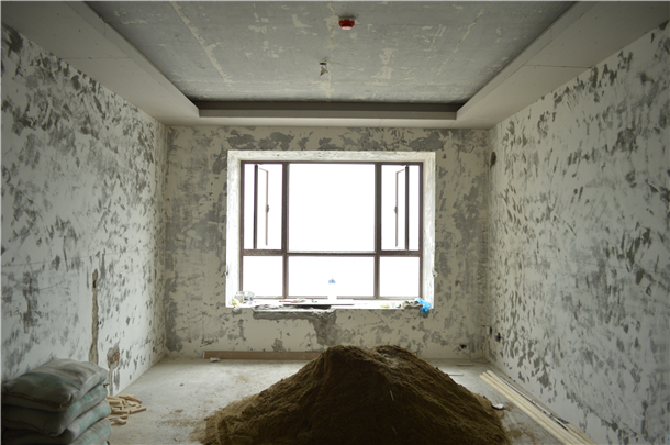 客厅墙皮铲除_木龙居装饰连锁成都北门设计部案例展示_一品威客网