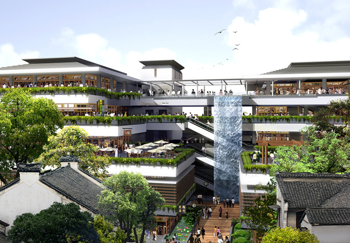 商业区室外景观