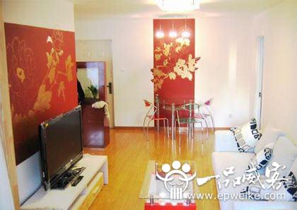 小户型客厅背景墙效果图2