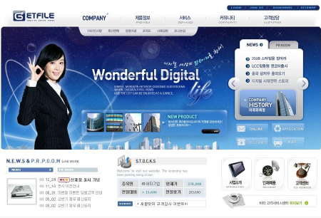 订制商务型网站