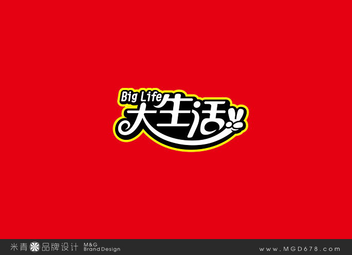 大生活餐厅品牌形象设计