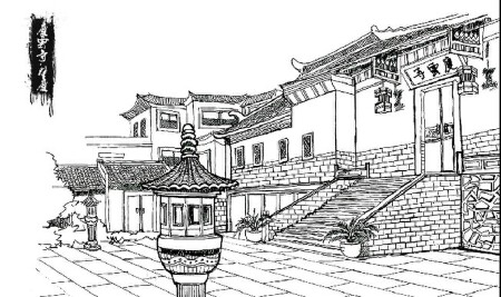 肇庆风景名胜区漫画明信片