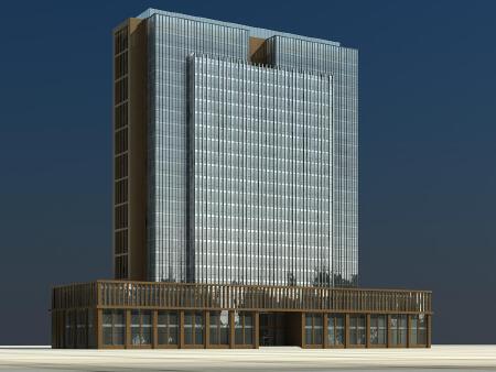 办公大楼3D模型