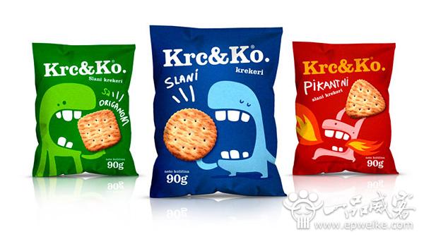 休闲食品趣味包装设计的类型