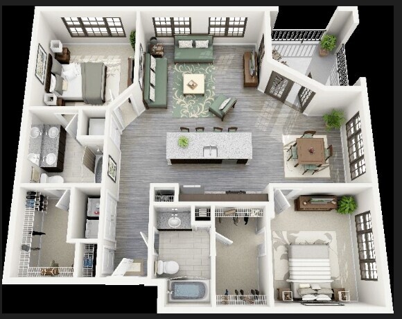 华夏名苑别墅装修