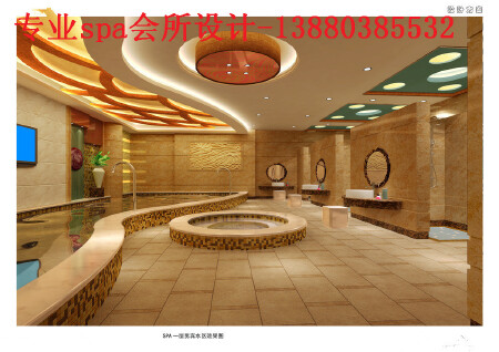成都专业spa会所装修设计-spa效果图-皇爵装饰