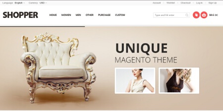 Shopper Magento主题