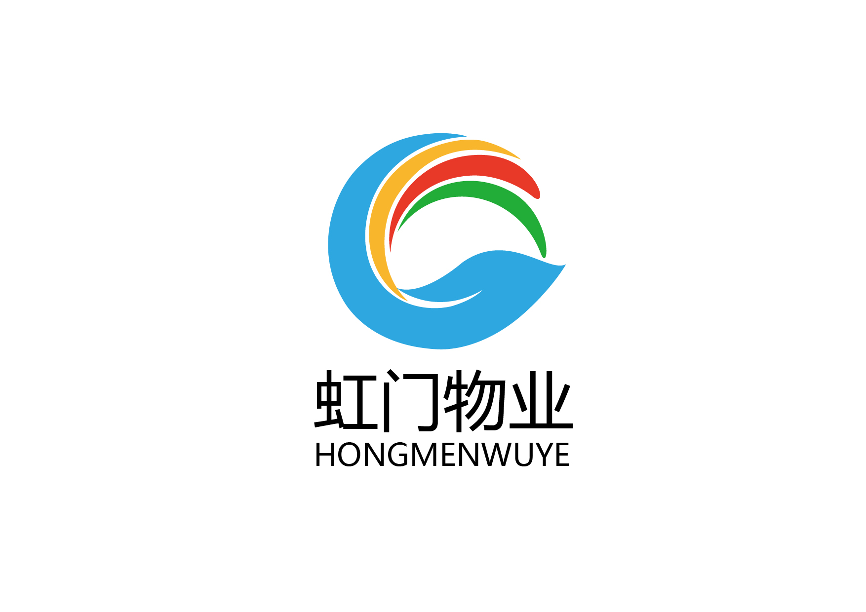虹门物业logo设计