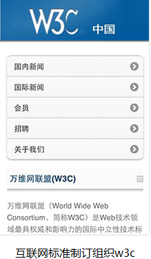 国际网标准制订组织W3C