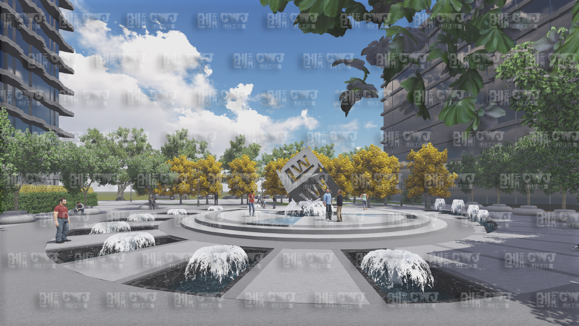 商业广场景观设计