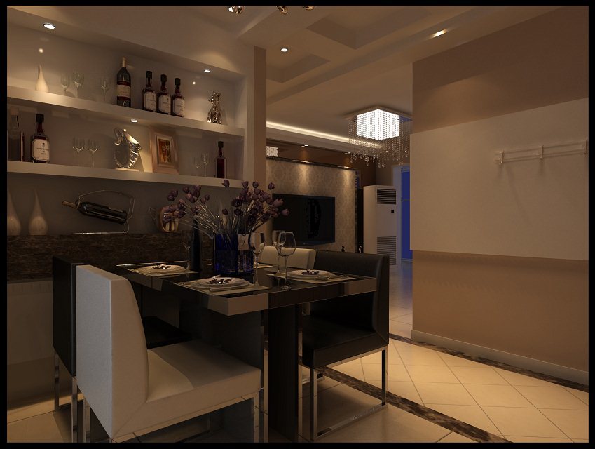 餐厅  缘环装饰设计