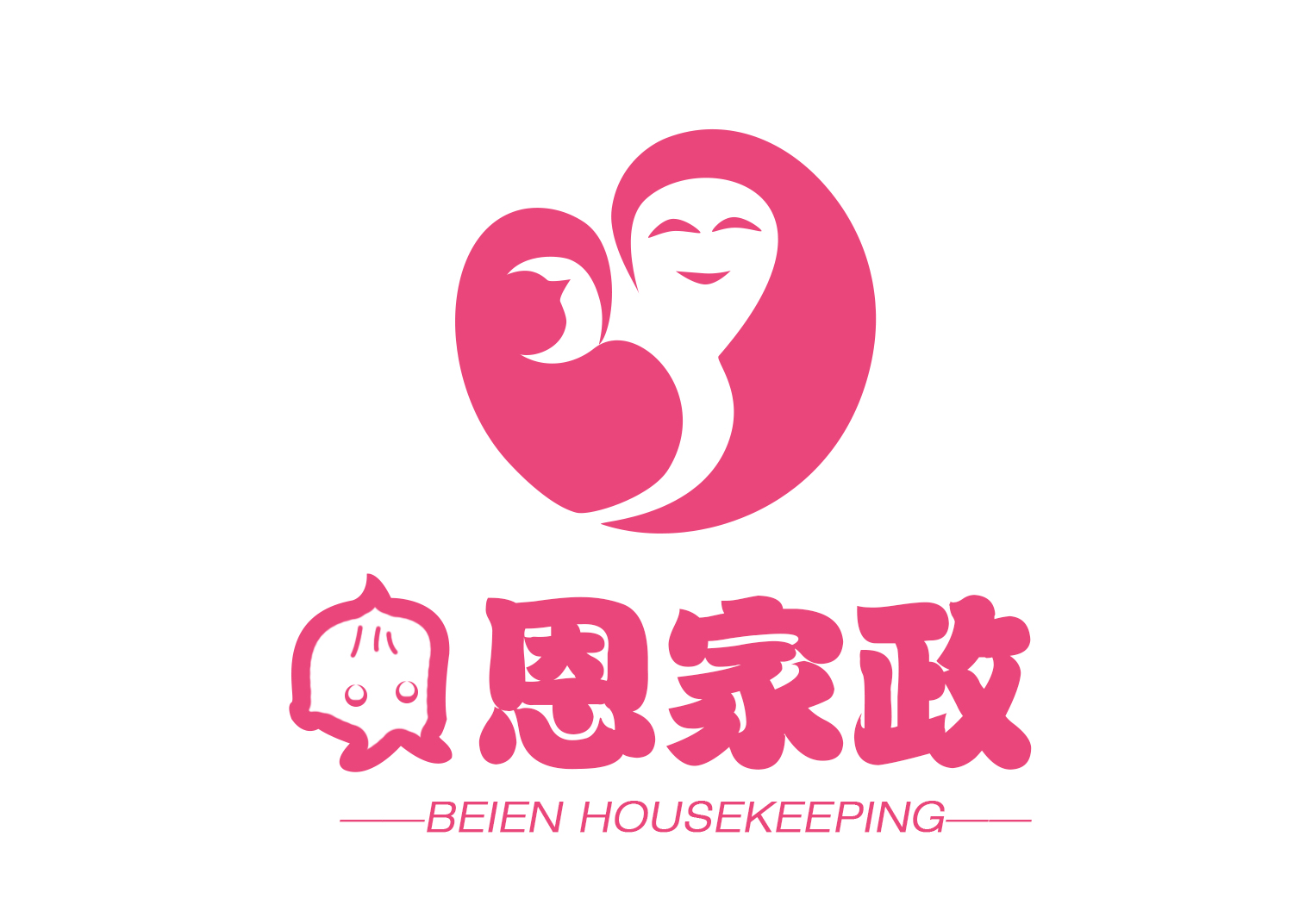 贝恩家政月子服务logo