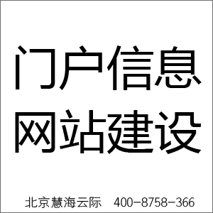 门户信息网站建设