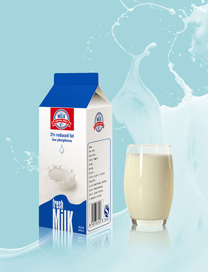 牛奶盒包装