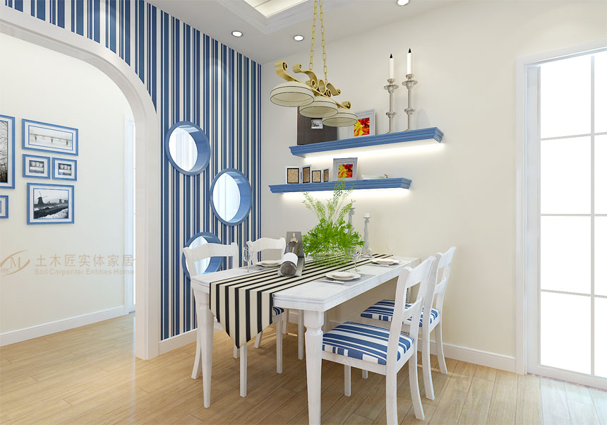 深圳水榭春天--蓝与白