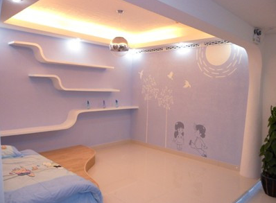 环保室内硅藻泥壁材装修设计安装