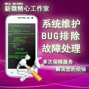 系统维护服务/BUG排除/故障处理