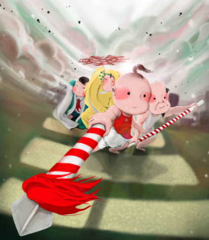 《邕城记》邕剧宣传推广   水墨动画