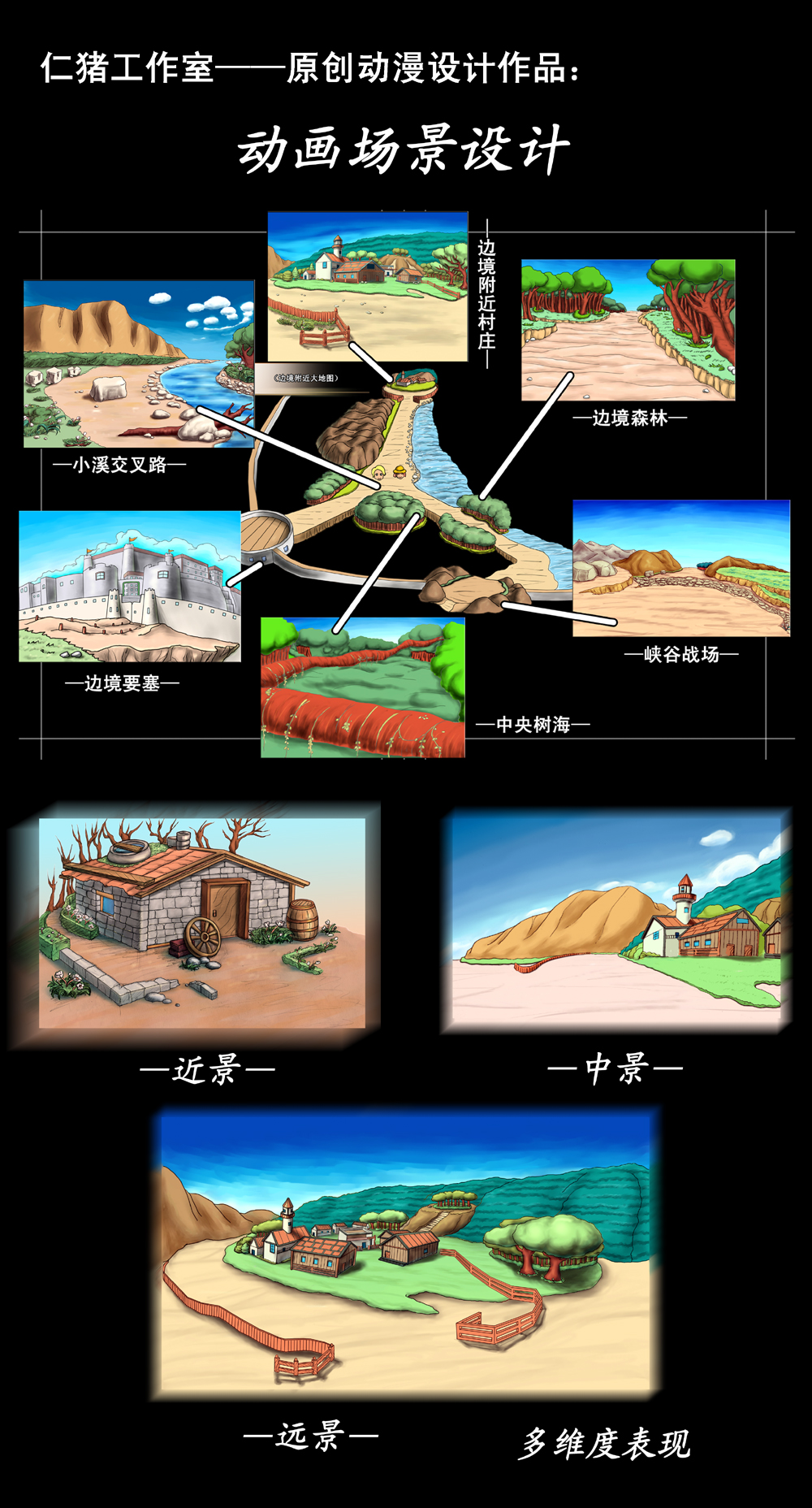 动漫动画场景设计