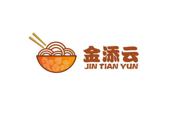 中式传统小吃餐饮连锁面馆logo及门店形象设计