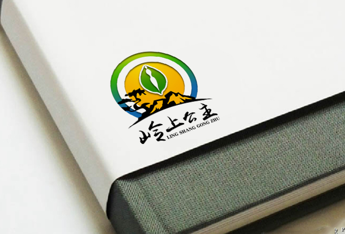 岭上公主网络科技公司LOGO设计
