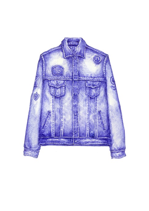 “圆味”牛仔系列插画