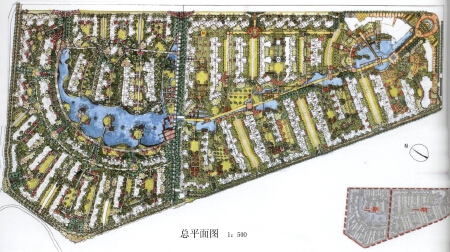 园林景观设计：小区、公园等