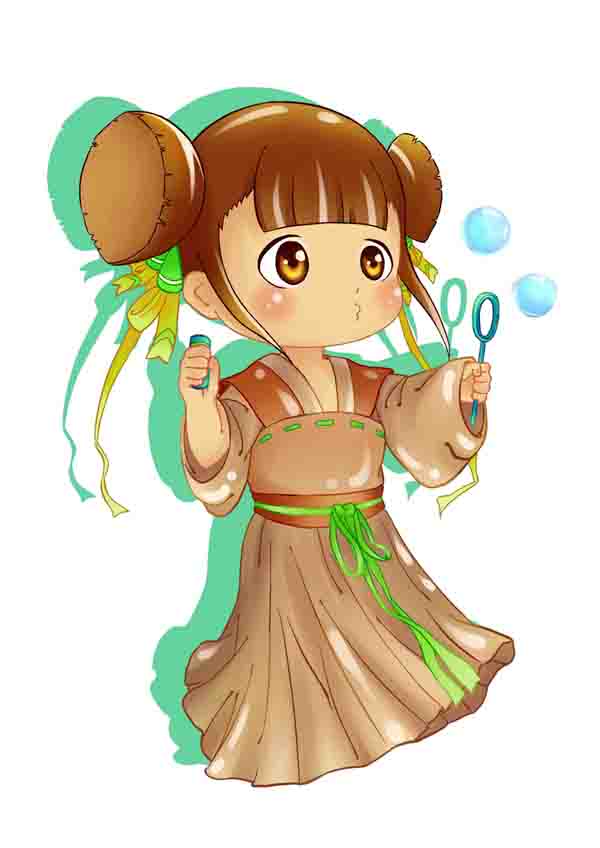 q版古风水果拟人