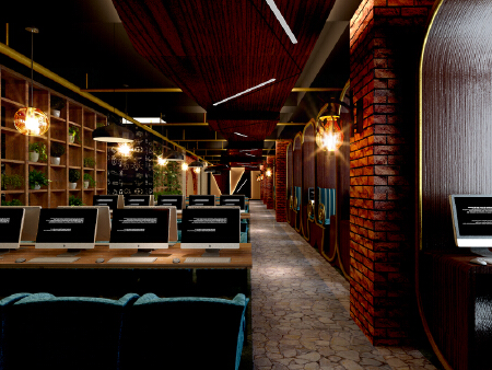 哲创装饰设计|昆明网吧装修|全国网吧设计