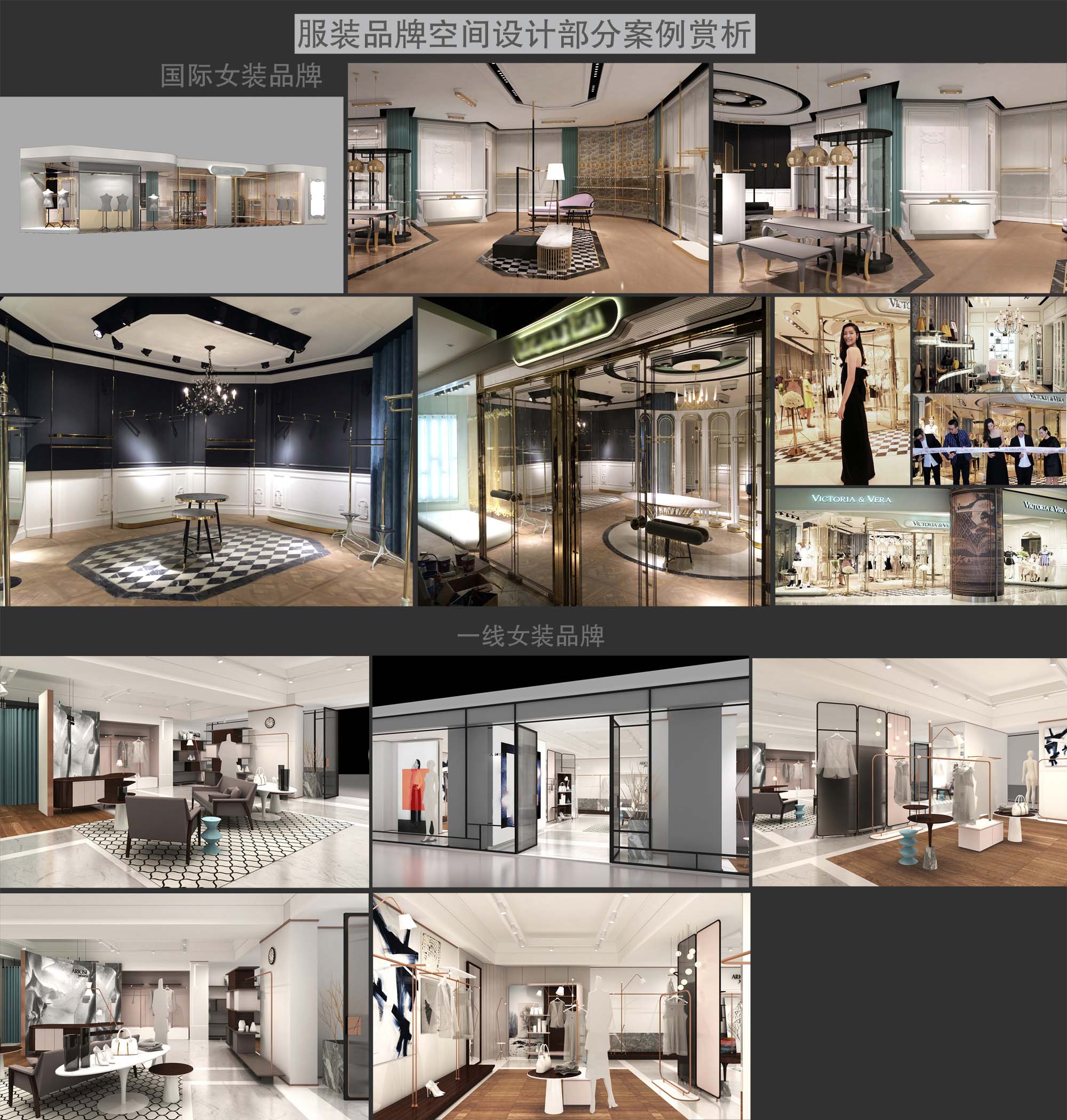 一线/国际服装类品牌