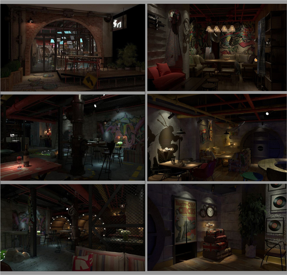 家门酒吧餐吧设计