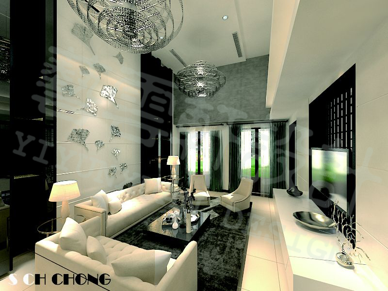 现代感客厅设计