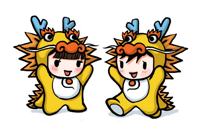 小龙人吉祥物设计