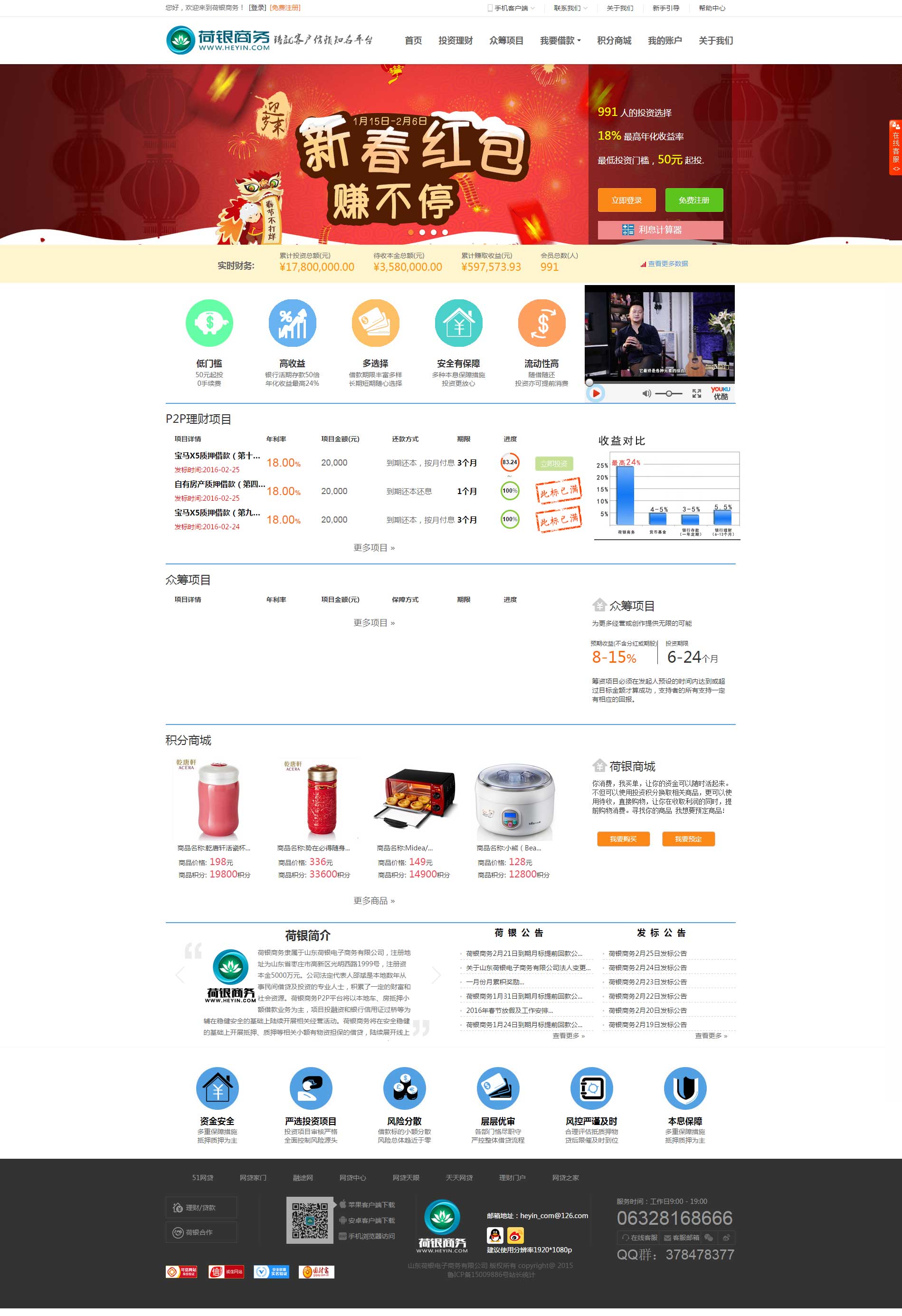 P2P网络借贷平台