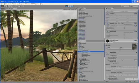 基于Unity3D 系统开发和仿真模型制作