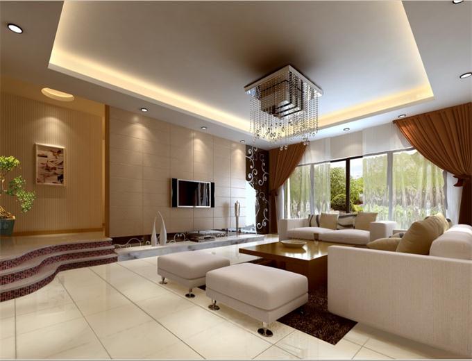 现代风格客厅--家装