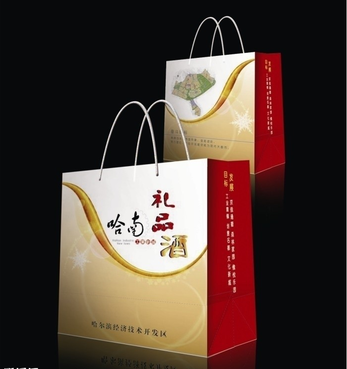 礼品纸袋设计的中国元素体现