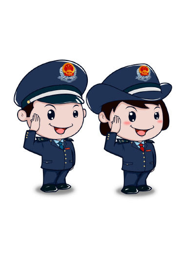 税务机关卡通形象设计
