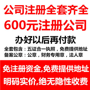 深圳工商注册/代理公司注册记账财务会计/企业店铺/注册公司