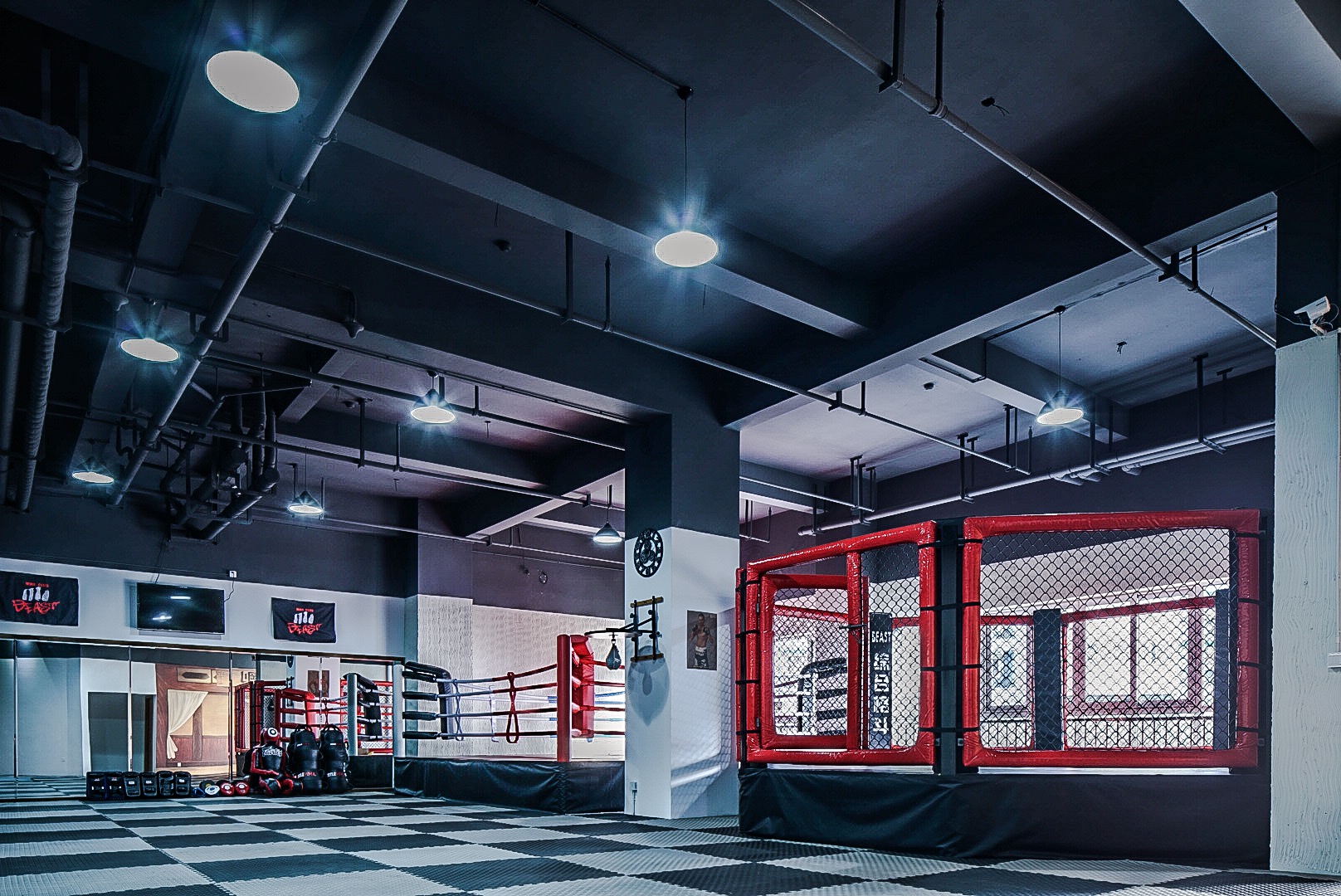 综合格斗馆微信推送,海报设计